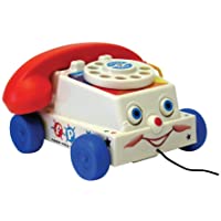 Fisher-Price 1694 - Teléfono de Juguete con Cuerda para Tirar